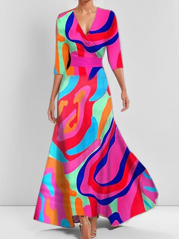 Mathilda | Elegantiškas Maxi Midikleid Glamour rinkinys paplūdimiui