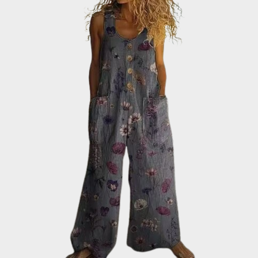 Beate | Pralaidus spausdintas jumpsuitas