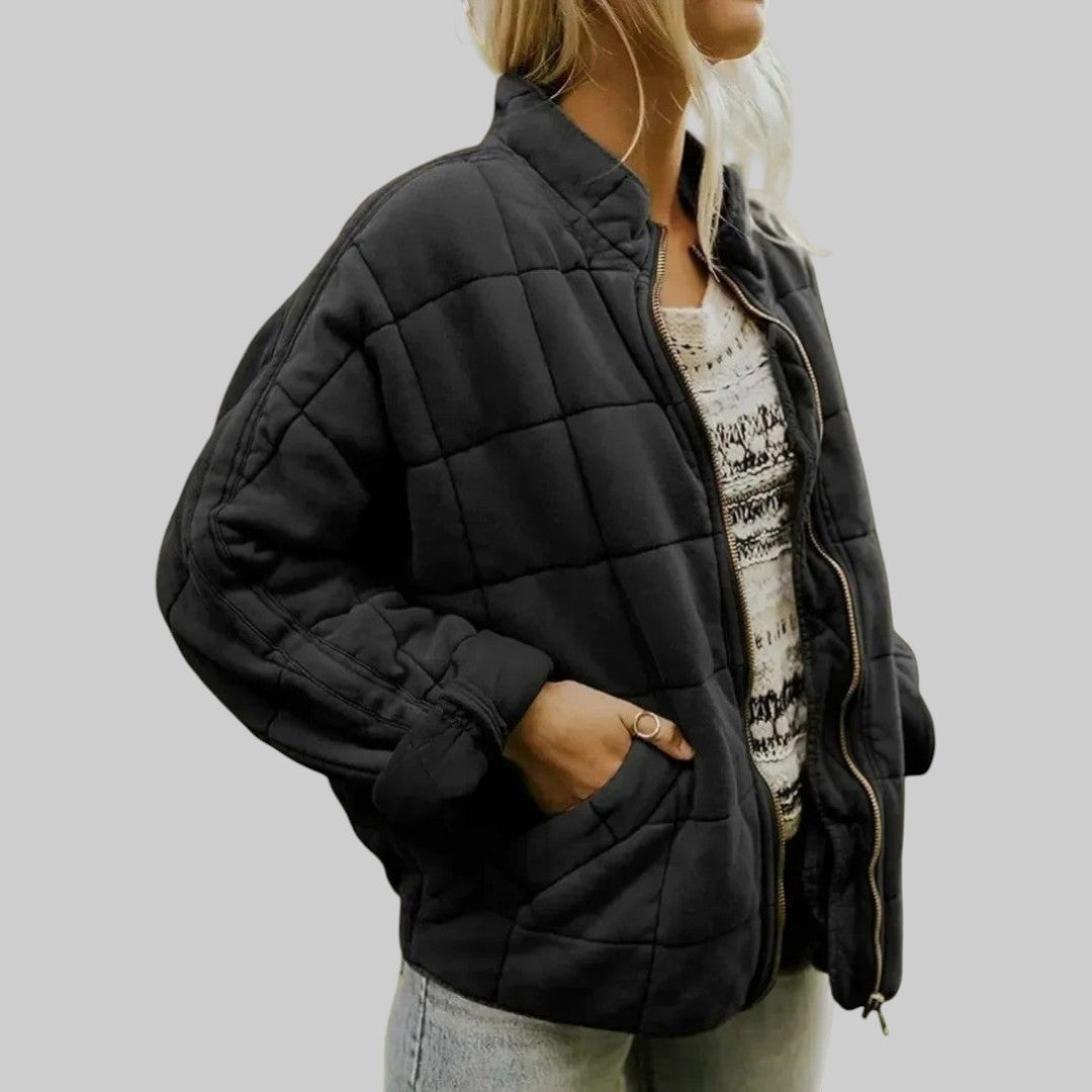 Ida | Elegantiška pamušalu oversized striukė