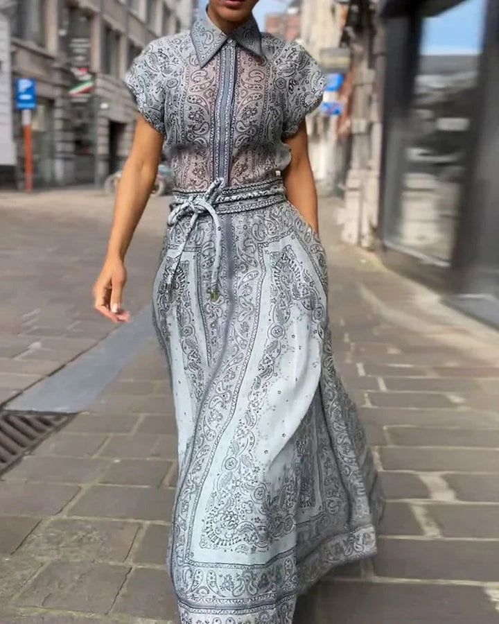 Magdalena | Spausdintas dviejų dalių Boho komplektas