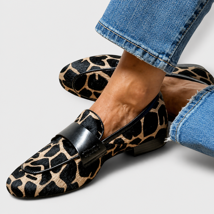 Veronika | Leopardo Loaferiai