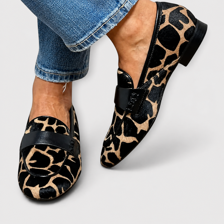 Veronika | Leopardo Loaferiai