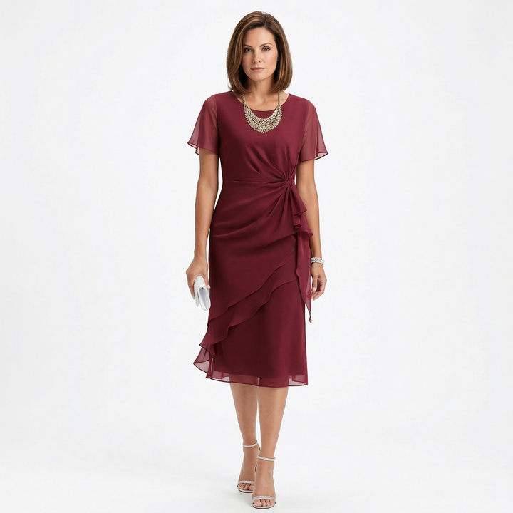 Stilinga Elegantiška Suknelė (Raudona 2)