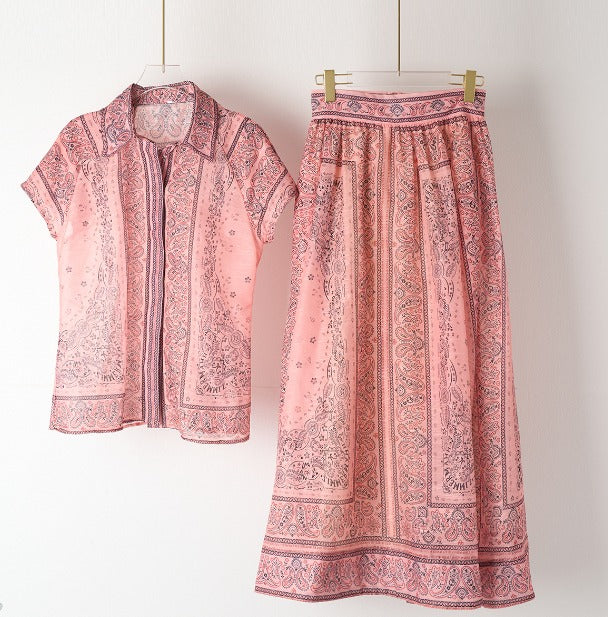 Magdalena | Spausdintas dviejų dalių Boho komplektas