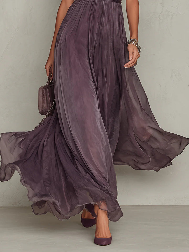 Mia | Maksikleid Chiffon Vintage elegantiškas