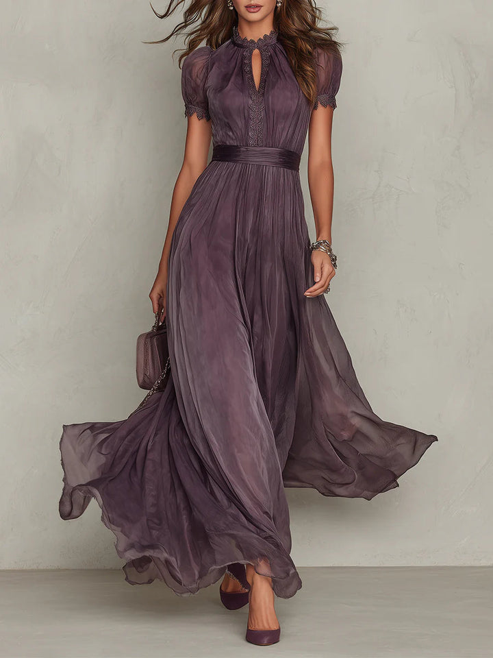 Mia | Maksikleid Chiffon Vintage elegantiškas