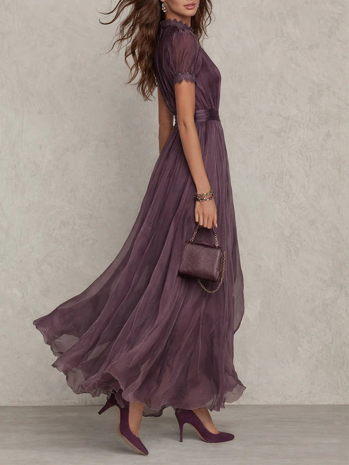Mia | Maksikleid Chiffon Vintage elegantiškas