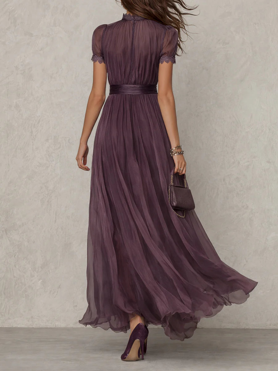 Mia | Maksikleid Chiffon Vintage elegantiškas
