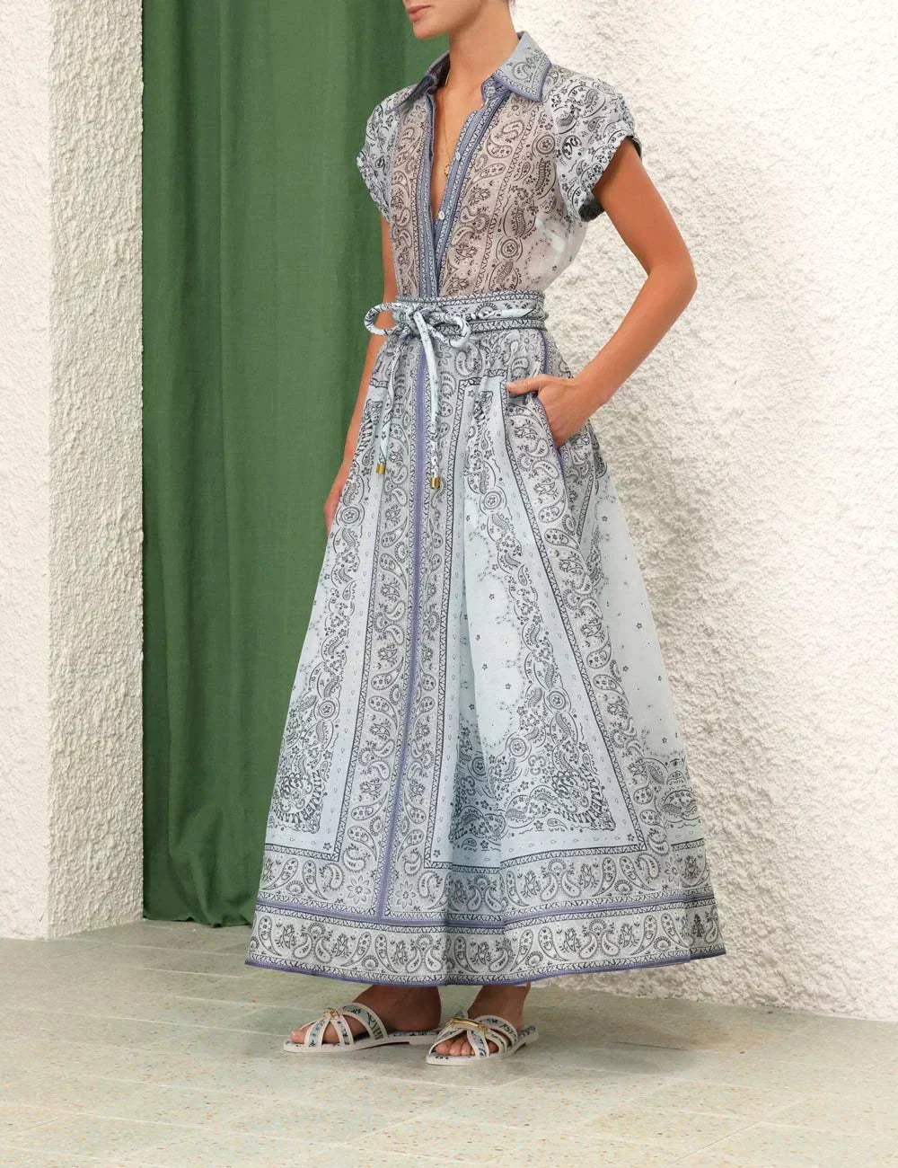 Magdalena | Spausdintas dviejų dalių Boho komplektas
