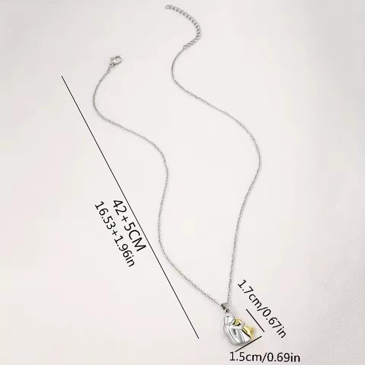 Šuns Apkabinimo Pakabukas (Sidabras ir Auksas)